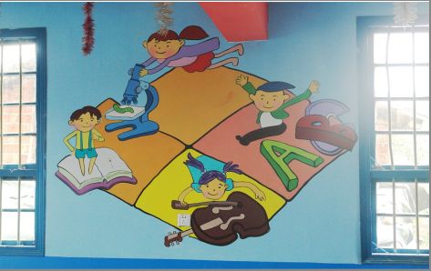 沐川幼儿园墙体手绘